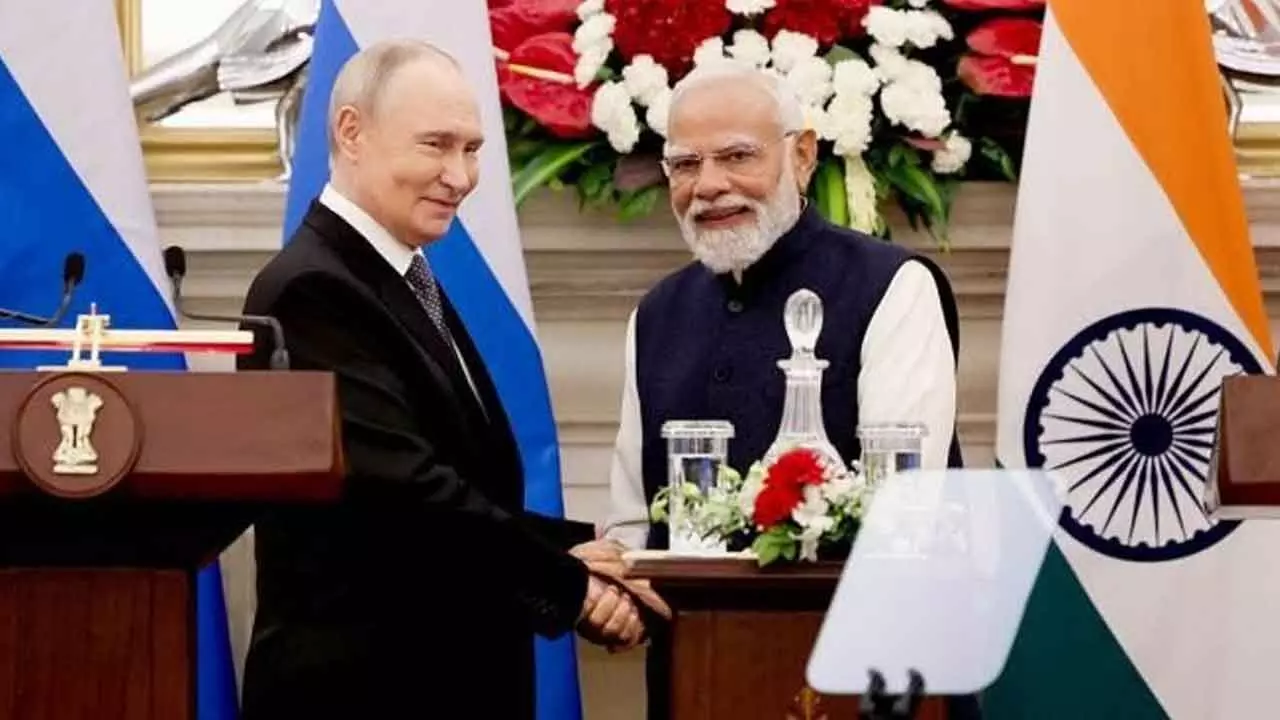 Modi likens India, Russia friendship to a ‘pole star’