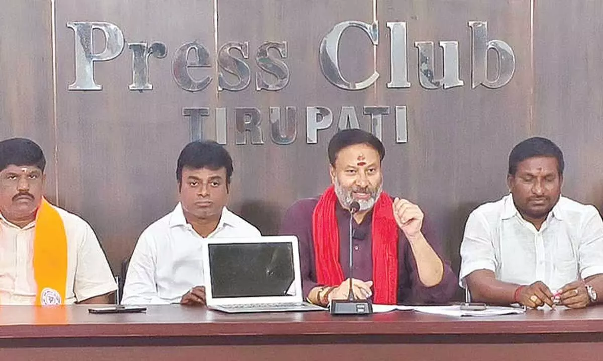 TTD member slams Jagan over Parakamani issue TTD member slams Jagan over Parakamani issue