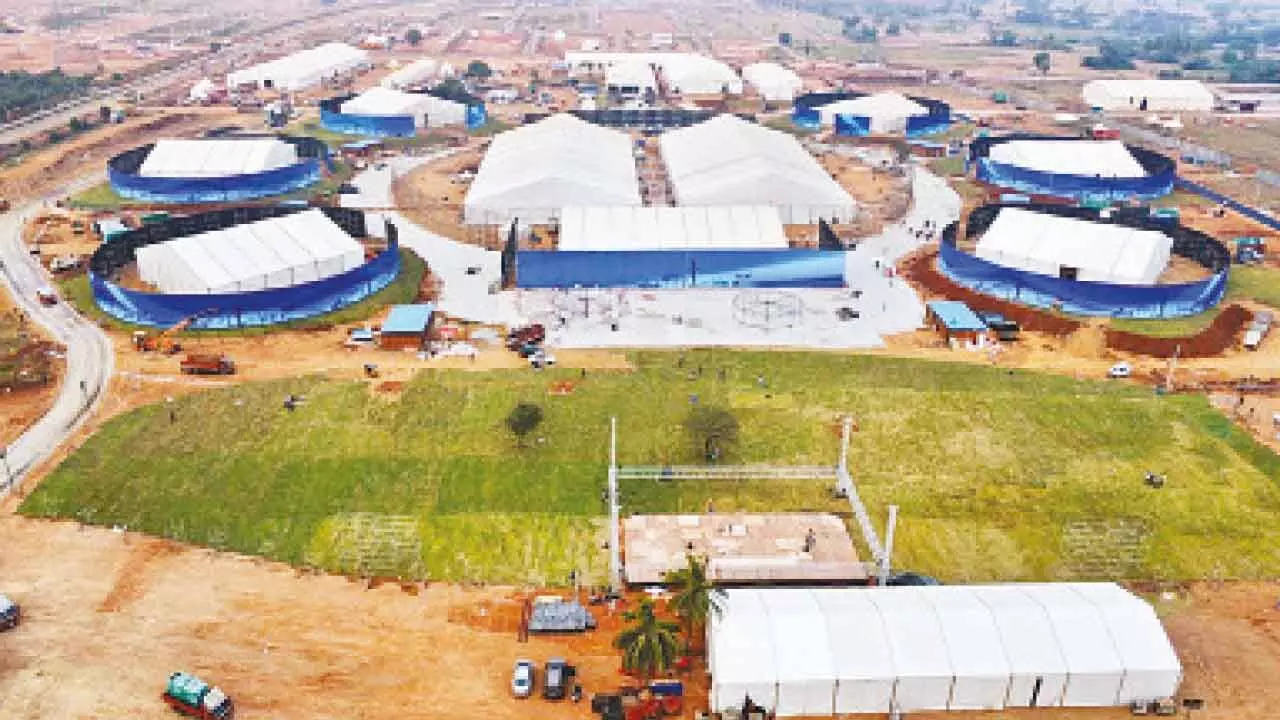 Telangana Rising Summit: Three-tier security, 1,000 CCTV cameras in place Telangana Rising Summit: Three-tier security, 1,000 CCTV cameras in place