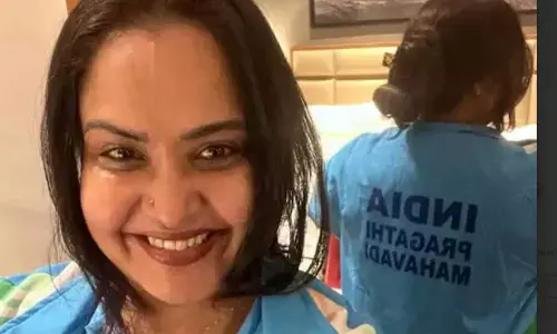 Actress Pragathi to represent India in powerlifting at Asian Games Actress Pragathi to represent India in powerlifting at Asian Games