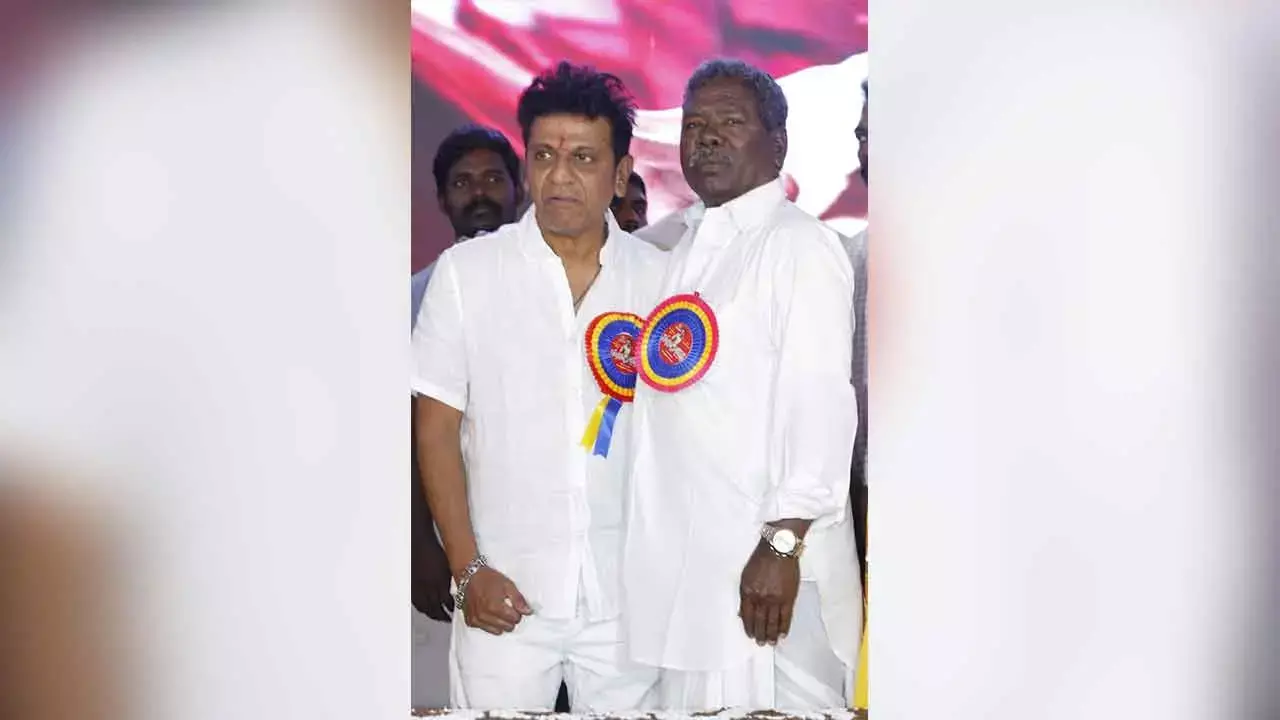 Shiva Rajkumar headlined Gummadi Narsaiah’s biopic launch held in Palvancha Shiva Rajkumar headlined Gummadi Narsaiah’s biopic launch held in Palvancha