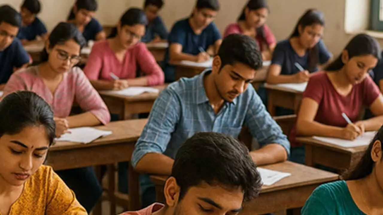 Thousands appear for JKAS competitive exam in J&K amid fight cancellation, age relaxation row Thousands appear for JKAS competitive exam in J&K amid fight cancellation, age relaxation row