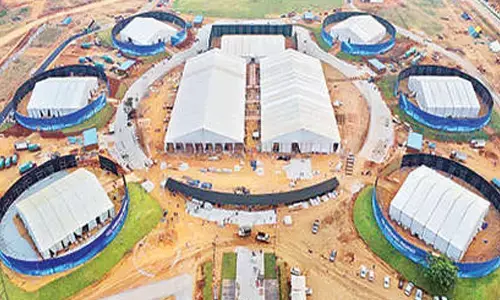 CM aerial survey of Global Summit venue CM aerial survey of Global Summit venue