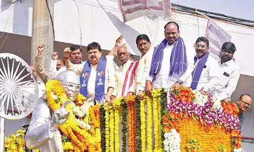 BJP pays tributes to Ambedkar BJP pays tributes to Ambedkar