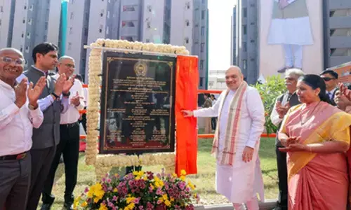Gujarat: HM Amit Shah inaugurates EWS houses built under PMAY, beneficiaries elated Gujarat: HM Amit Shah inaugurates EWS houses built under PMAY, beneficiaries elated