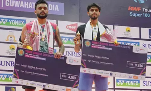 Guwahati Masters 2025: Sanskar Saraswat wins men’s singles title Tanvi Sharma, Roy-Sai Pratheek finish runners-up Guwahati Masters 2025: Sanskar Saraswat wins men’s singles title Tanvi Sharma, Roy-Sai Pratheek finish runners-up