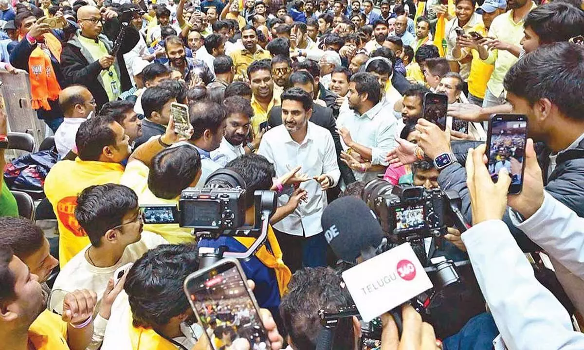 APs double-engine bullet train driving growth: Lokesh APs double-engine bullet train driving growth: Lokesh