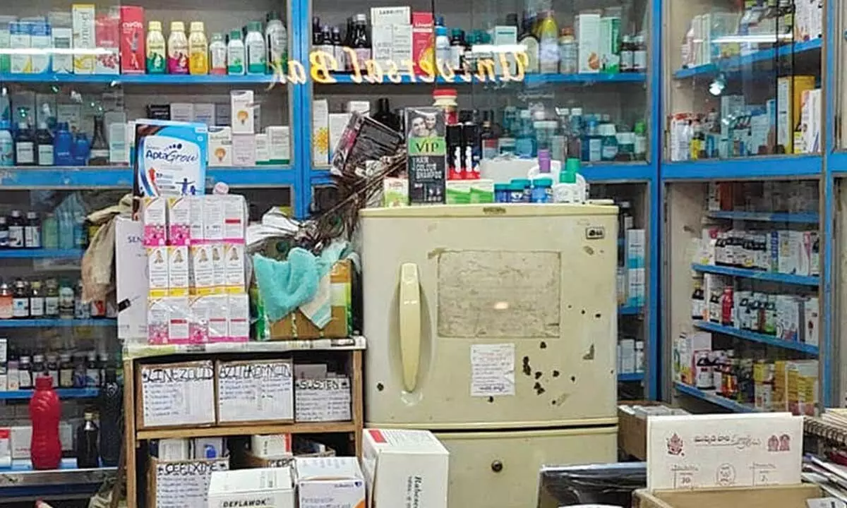 Shops selling low-quality medicines at high prices Shops selling low-quality medicines at high prices