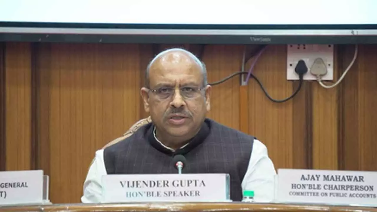 Audit follow-up: Delhi Assembly Speaker reviews action taken on CAG reports