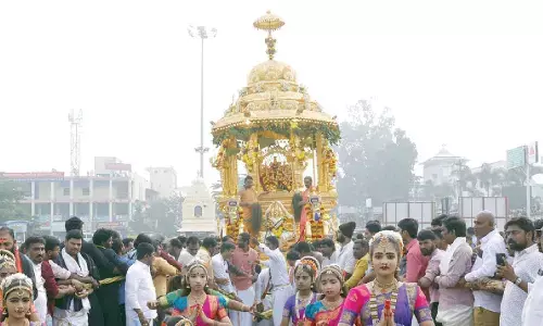 Srisailam temple witnesses overwhelming celebration Srisailam temple witnesses overwhelming celebration