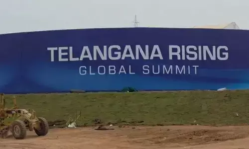 Telangana Rising Global Summit set to begin in a while, delegates lineup to venue
