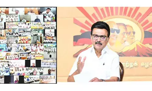 Stalin assures landslide return for DMK in 2026 polls, calls on party cadres for booth level push