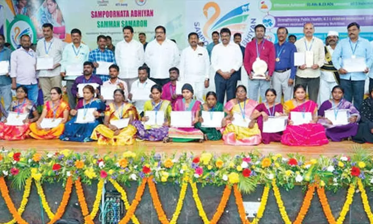 Yerragondapalem achieves gold medal Yerragondapalem achieves gold medal