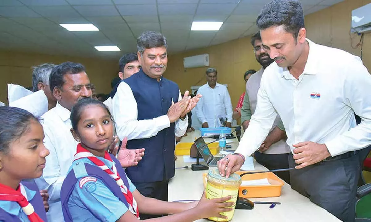 Collector Shyam Prasad praises armed forces, contributes to Flag Day Fund Collector Shyam Prasad praises armed forces, contributes to Flag Day Fund