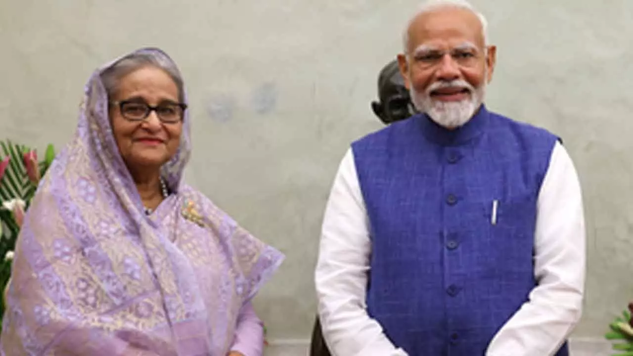 Former Bdesh PM Sheikh Hasina thanks PM Modi for support during crisis Former Bdesh PM Sheikh Hasina thanks PM Modi for support during crisis
