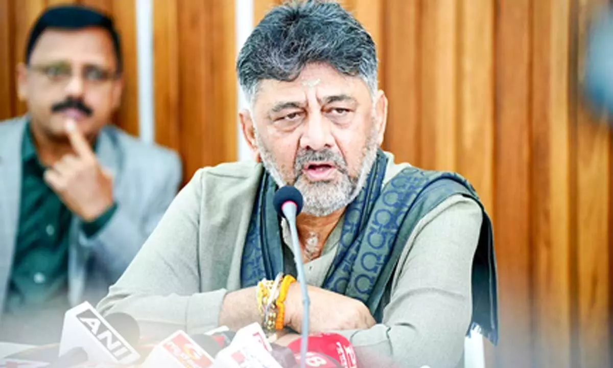 Shivakumar tells BJP to target Centre, not state, over Karnataka farm crisis Shivakumar tells BJP to target Centre, not state, over Karnataka farm crisis