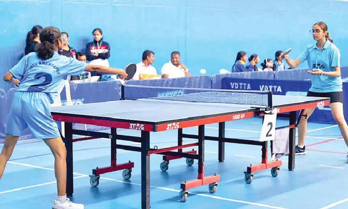 400 women take part in AIU South Zone inter-university table tennis c’ship 400 women take part in AIU South Zone inter-university table tennis c’ship