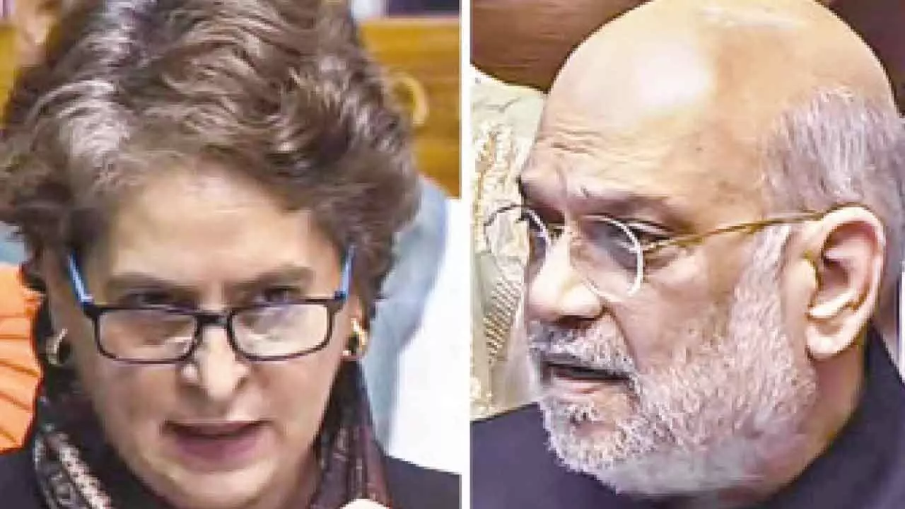 Shah rebuts Priyanka on Vande Mataram