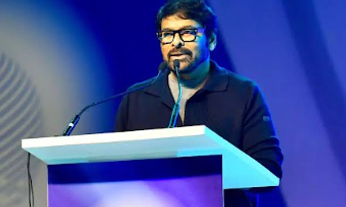 Chiranjeevi’s comments at Hyderabad Global Summit spark online backlash Chiranjeevi’s comments at Hyderabad Global Summit spark online backlash