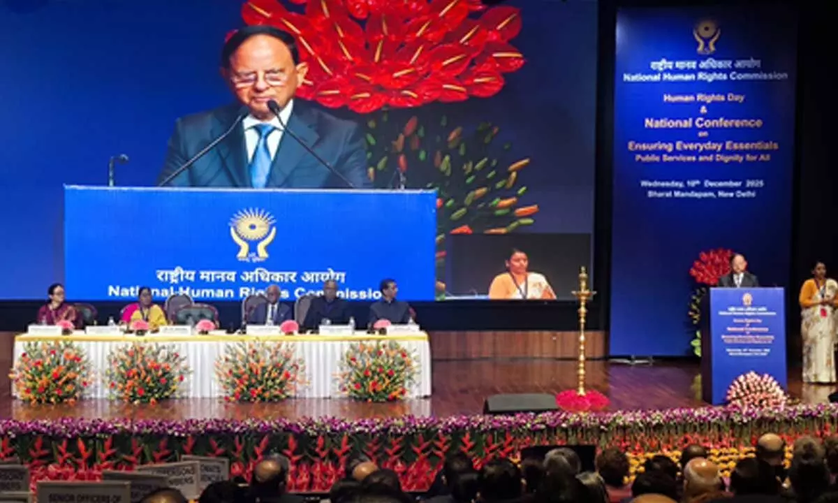 Good governance is a fundamental right, says Dr PK Mishra at National Human Rights conference Good governance is a fundamental right, says Dr PK Mishra at National Human Rights conference