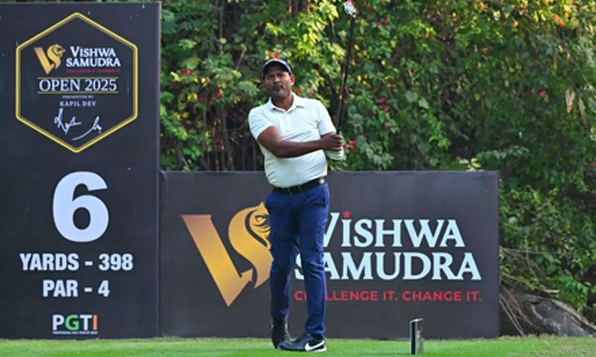 Vishwa Samudra Open 2025: Thangaraja moves to the top with day’s best 66 Vishwa Samudra Open 2025: Thangaraja moves to the top with day’s best 66