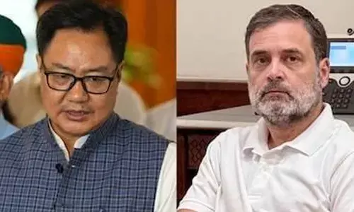 Chaos in Parl as Rahuls RSS remarks rvoke Rijijus rebuttal Chaos in Parl as Rahuls RSS remarks rvoke Rijijus rebuttal