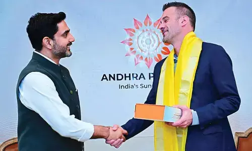 Lokesh pitches AP as global innovation hub Lokesh pitches AP as global innovation hub