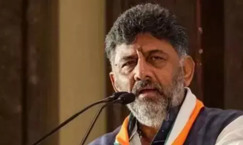 Supporters chant DK Shivakumar for CM in Belagavi Supporters chant DK Shivakumar for CM in Belagavi