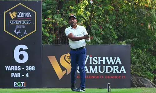 Vishwa Samudra Open 2025: Thangaraja moves to the top with day’s best 66 Vishwa Samudra Open 2025: Thangaraja moves to the top with day’s best 66