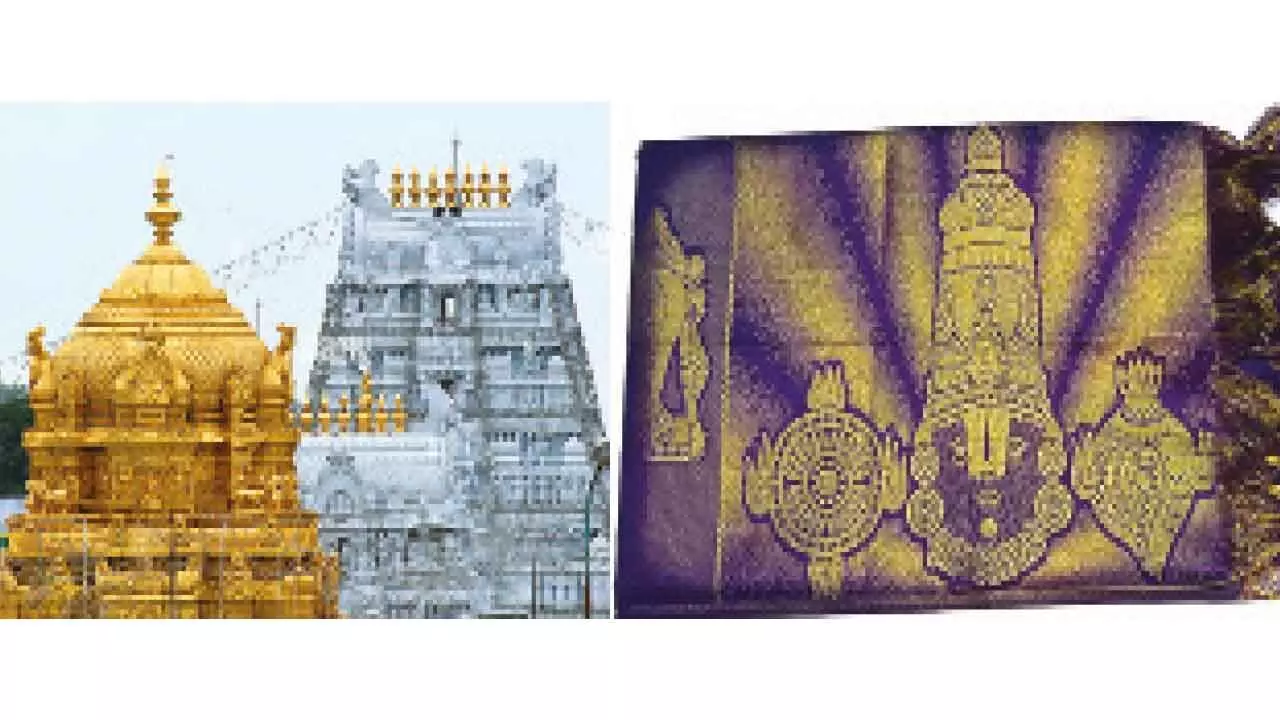 TTD faces row over fake silk dupattas TTD faces row over fake silk dupattas