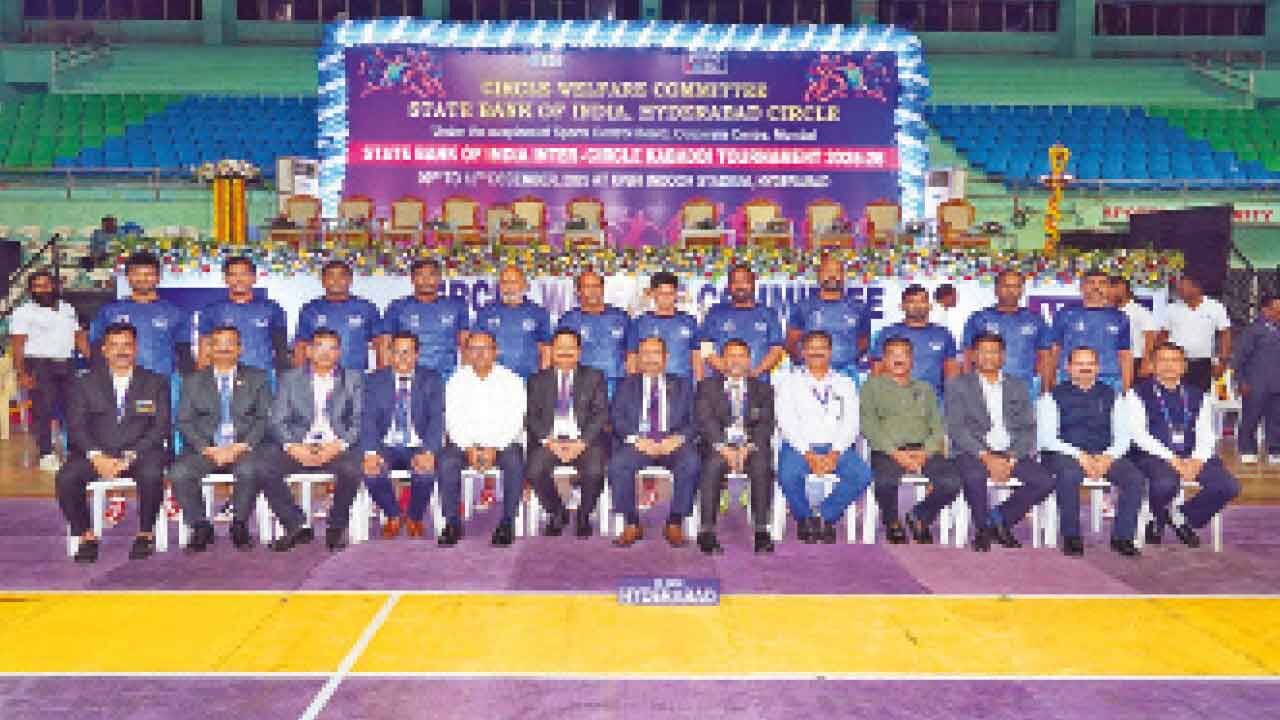 SBI Inter-Circle Kabaddi Tournament Begins in Hyderabad