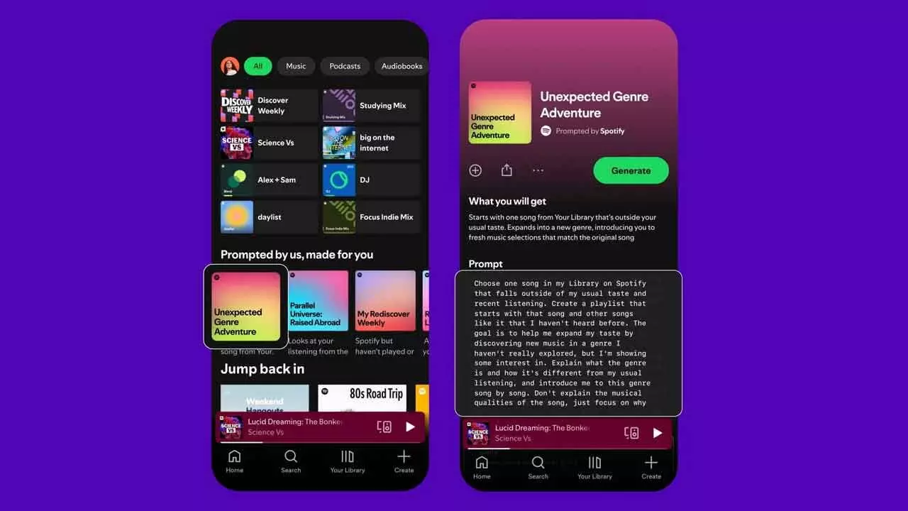 Spotify Tests AI-Powered Prompted Playlists for More User Control Spotify Tests AI-Powered Prompted Playlists for More User Control
