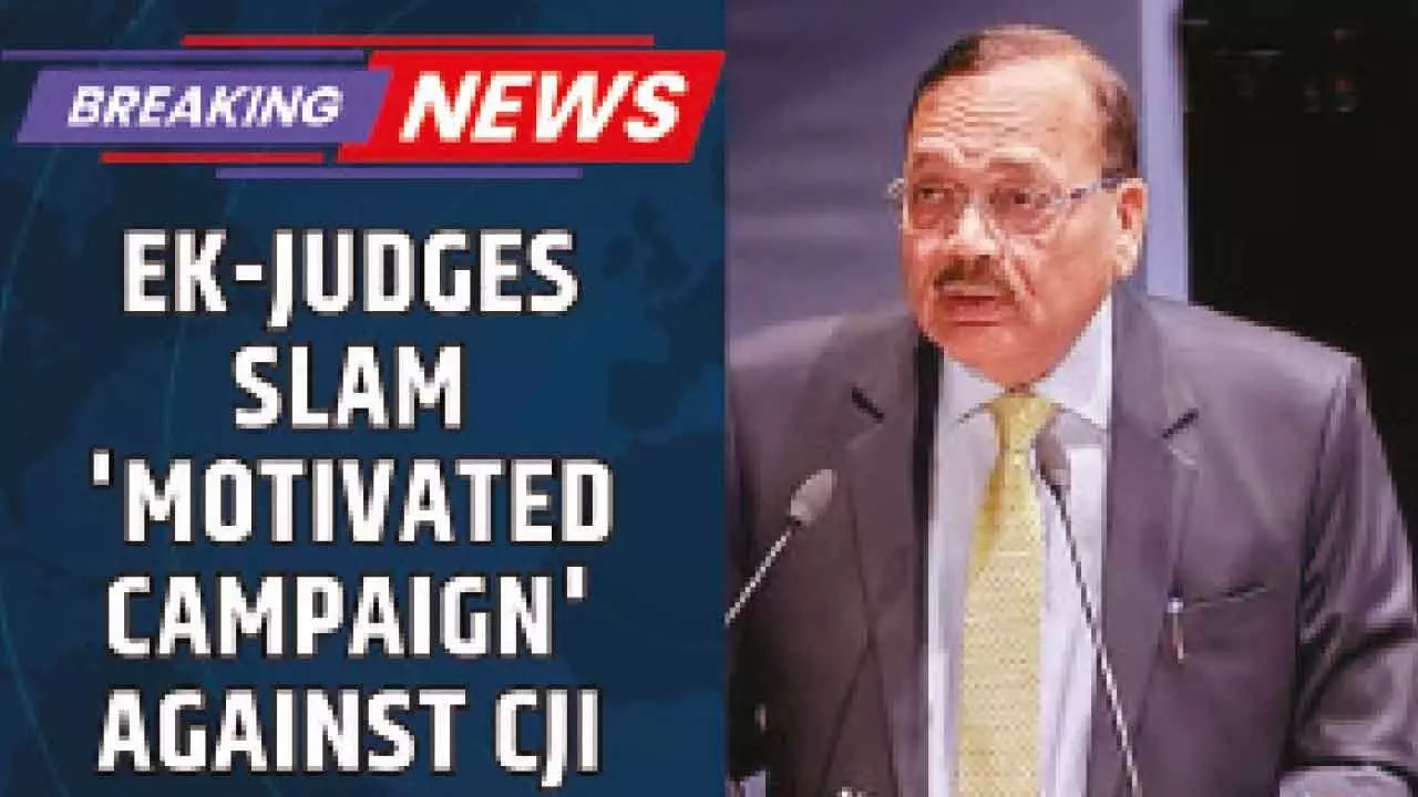 Ex-judges slam ‘motivated campaign’ against CJI for remarks on Rohingyas Ex-judges slam ‘motivated campaign’ against CJI for remarks on Rohingyas