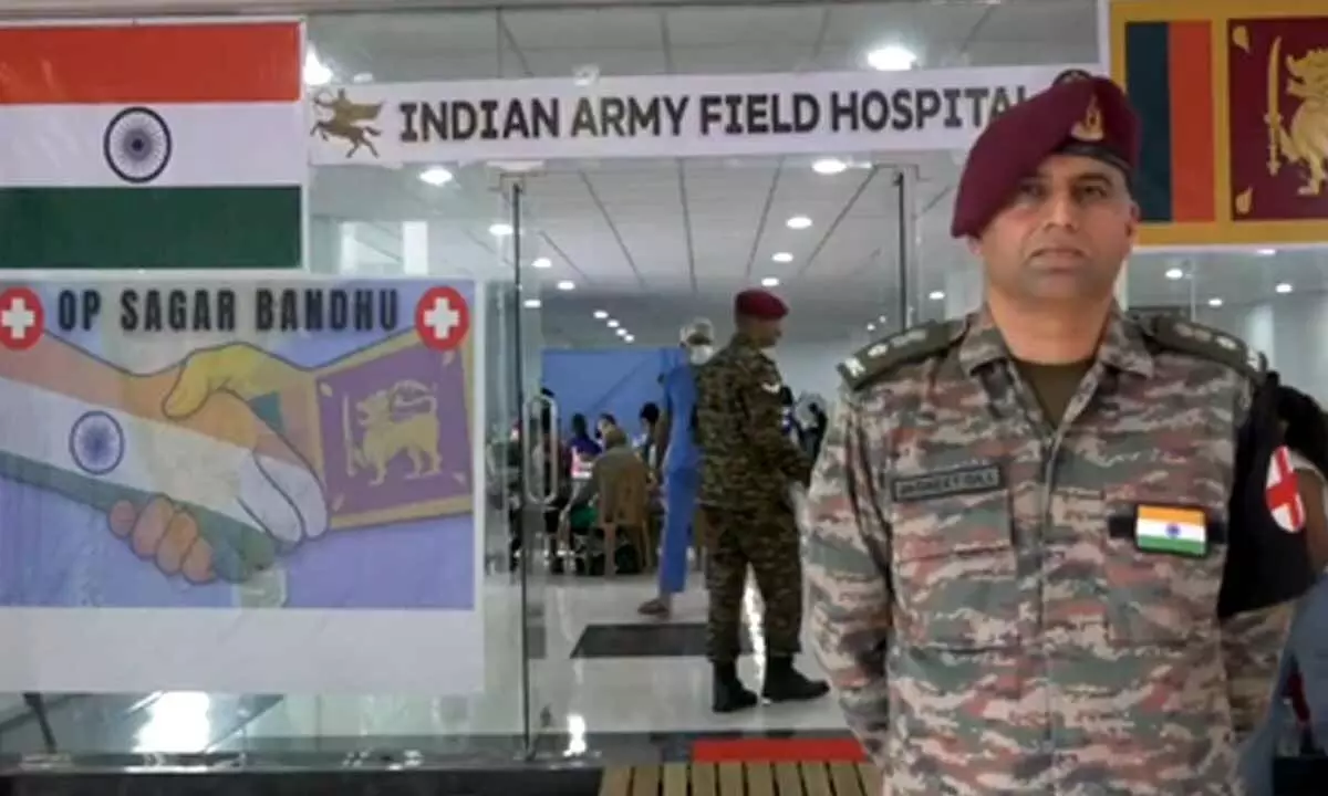 Indian Army sets up full-scale field hospital in flood-hit Sri Lanka under Op Sagar Bandhu Indian Army sets up full-scale field hospital in flood-hit Sri Lanka under Op Sagar Bandhu