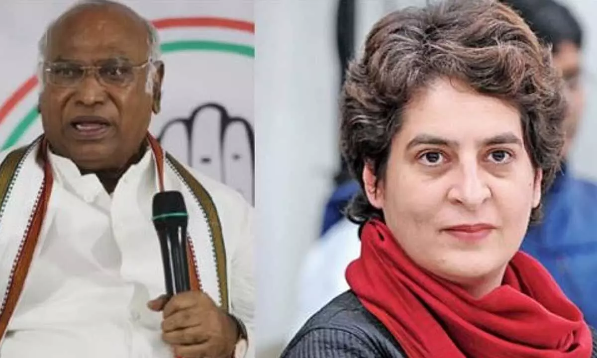 Kharge, Priyanka Congratulate CM Reddy on Telangana Vision 2047 Kharge, Priyanka Congratulate CM Reddy on Telangana Vision 2047