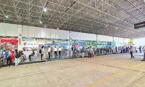 Vizag airport restores normalcy in a steady manner Vizag airport restores normalcy in a steady manner