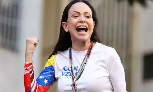 Machados daughter accepts Nobel Peace Prize in her absence Machados daughter accepts Nobel Peace Prize in her absence