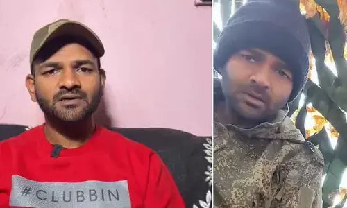 Stranded in moscow, city youth returns home with Owaisi’s help Stranded in moscow, city youth returns home with Owaisi’s help