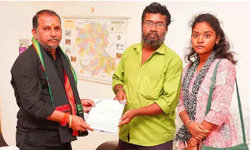 Lokesh extends support to 12-year-old cancer patient Lokesh extends support to 12-year-old cancer patient