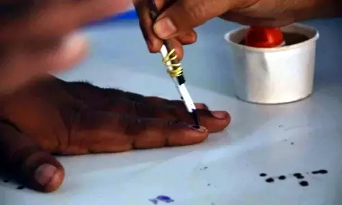 First phase of panchayat elections underway in Telangana First phase of panchayat elections underway in Telangana