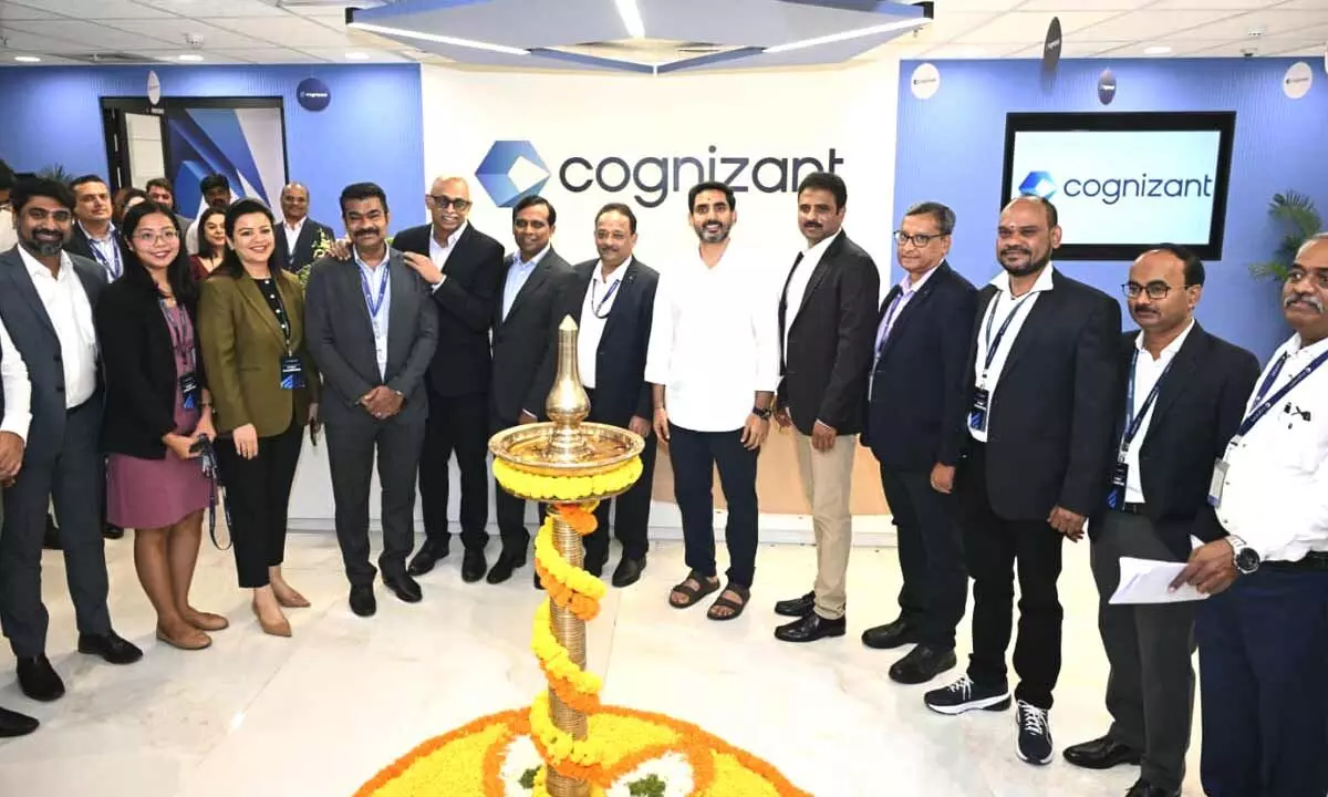 Minister Lokesh inaugurates Cognizant temporary campus in Vizag Minister Lokesh inaugurates Cognizant temporary campus in Vizag