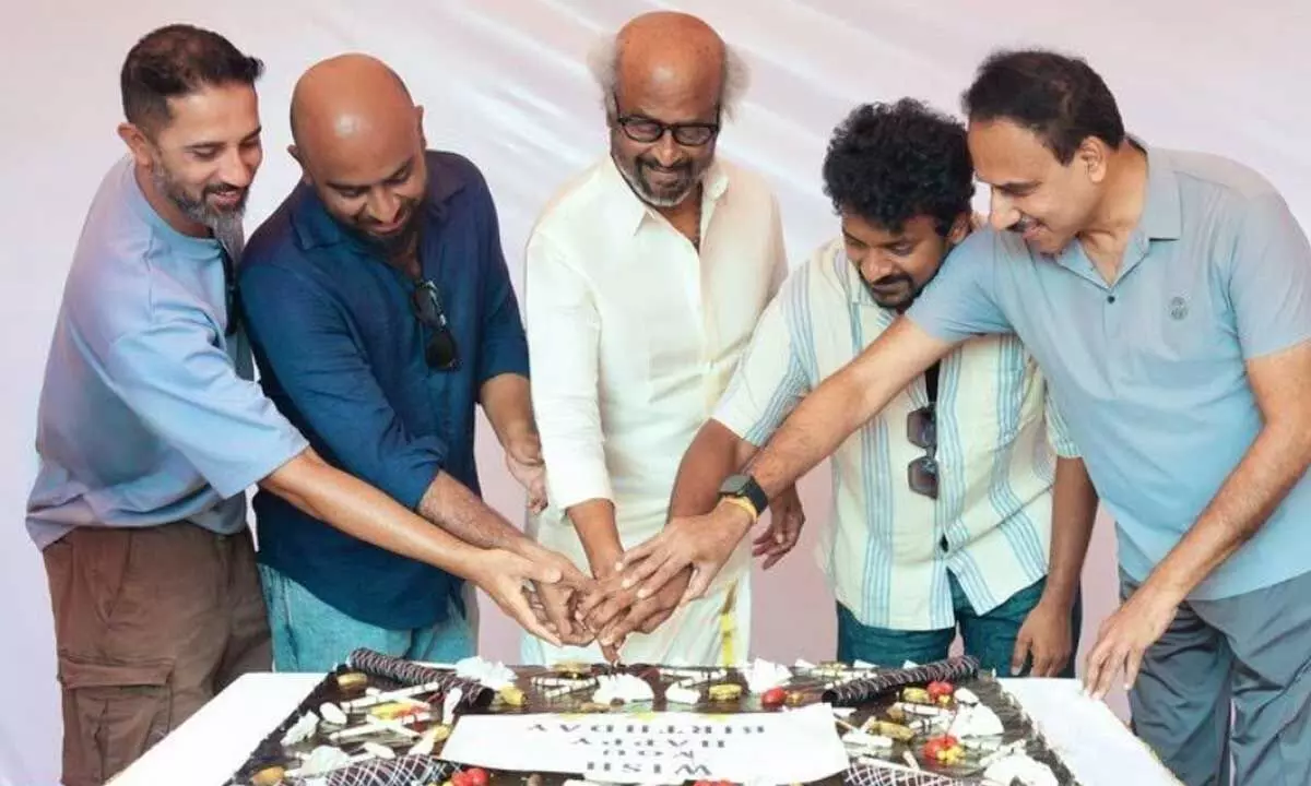 Rajinikanth celebrates 75th birthday on the sets of ‘Jailer 2’ Rajinikanth celebrates 75th birthday on the sets of ‘Jailer 2’