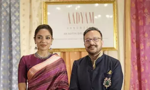 Sobhita Dhulipala Becomes the Face of Aadyam Handwoven