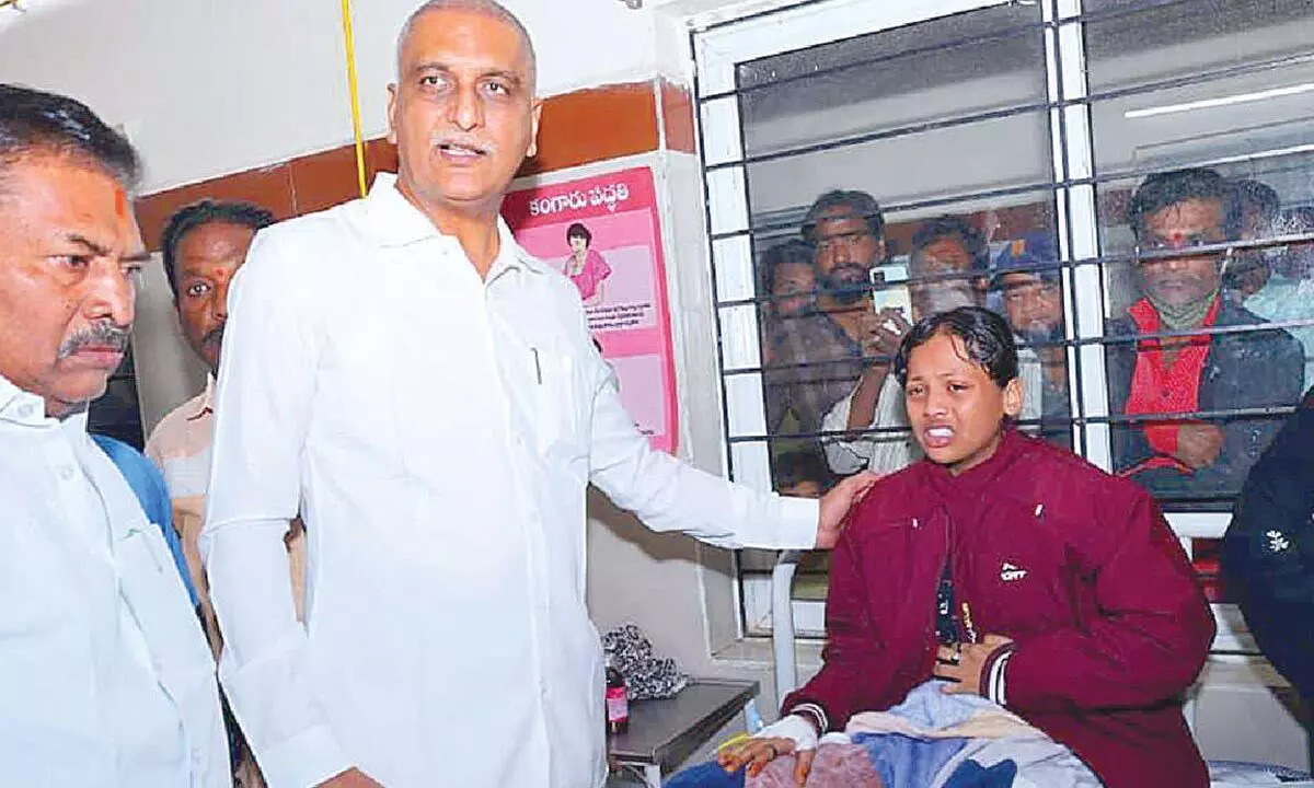 Harish Rao: Not vision 2047, but poison 2047 for students Harish Rao: Not vision 2047, but poison 2047 for students