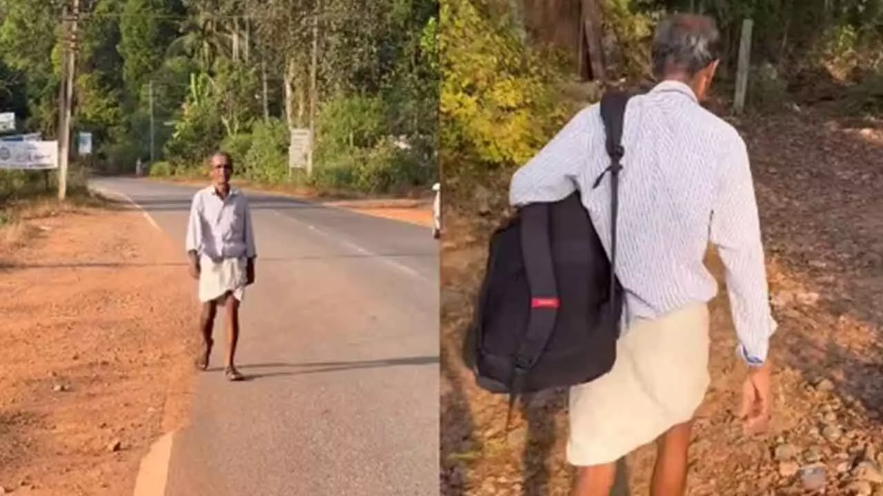 Bengaluru Woman’s Video Of Grandfather Waiting At Bus Stop Wins Hearts Online Bengaluru Woman’s Video Of Grandfather Waiting At Bus Stop Wins Hearts Online