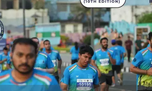 Vizag Navy Marathon 2025 draws thousands of runners Vizag Navy Marathon 2025 draws thousands of runners