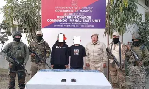 Two women among seven militants held in Manipur; arms recovered Two women among seven militants held in Manipur; arms recovered