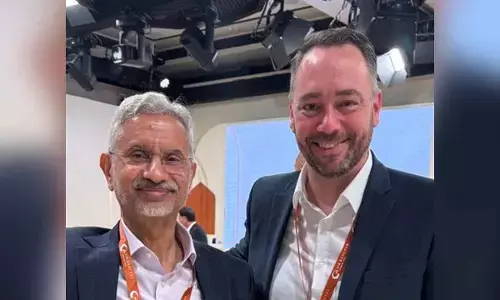 EAM Jaishankar meets Belgium Deputy PM Prevot on sidelines of Sir Bani Yas Forum EAM Jaishankar meets Belgium Deputy PM Prevot on sidelines of Sir Bani Yas Forum