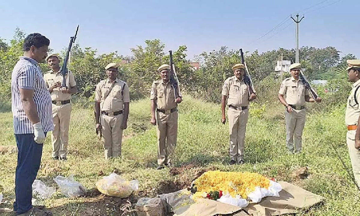 Last rites performed with police honours for service dog Lucy Last rites performed with police honours for service dog Lucy