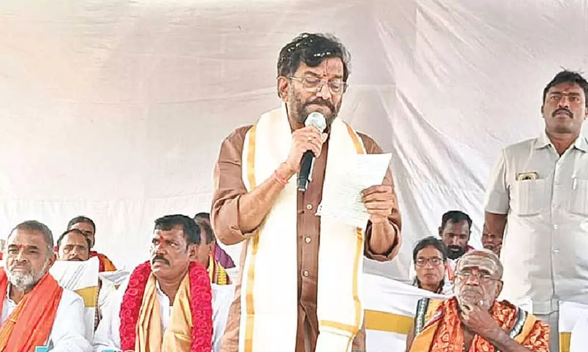 11.45 cr allocated for roads, says Somireddy 11.45 cr allocated for roads, says Somireddy